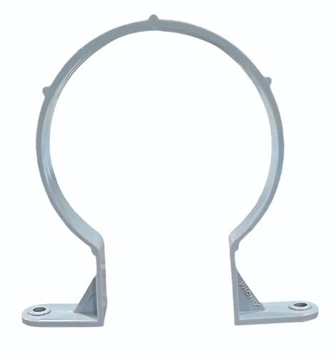 PVC Pipe Clip with Nails - 63mm - Image 1