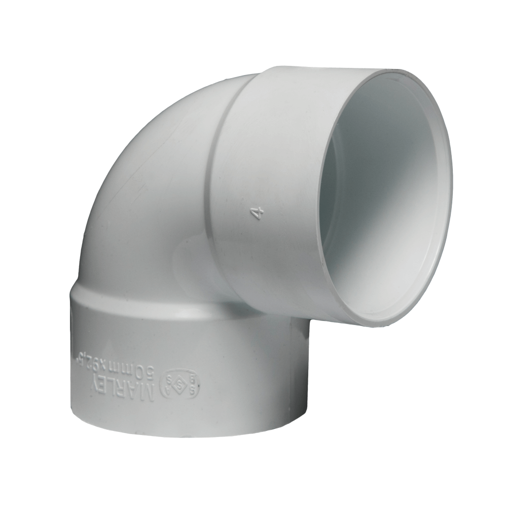 PVC 90-Degree Elbow - 50mm - Image 1