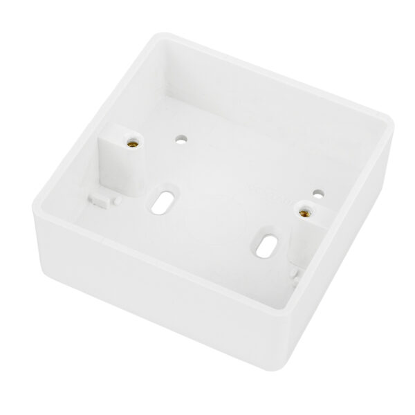 Plastic Flush Back Box - Single Gang - Image 1