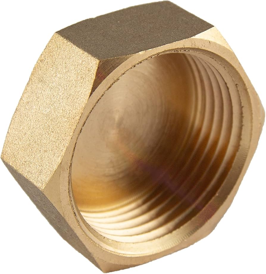 Brass End Cap - 1/2 Inch BSP - Image 1