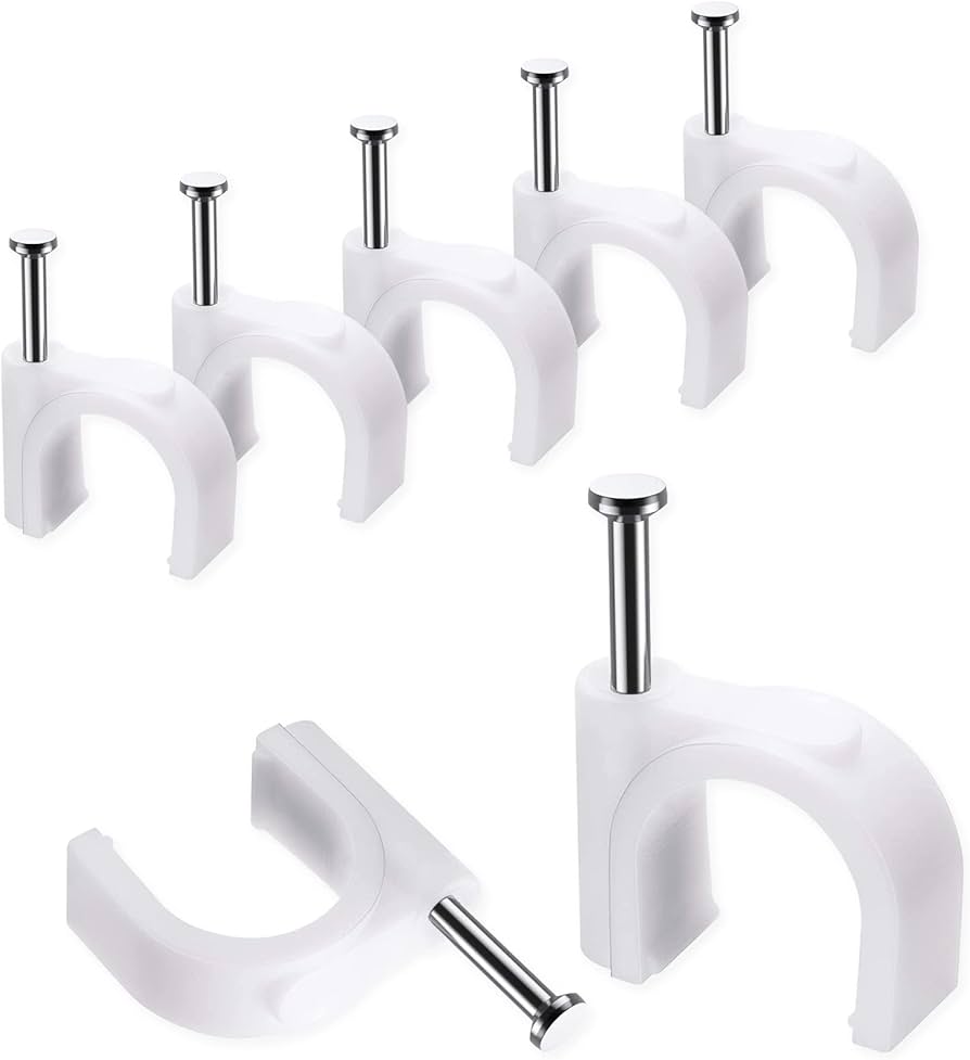 Box of Cable Clips - 10mm (100pcs) - Image 1