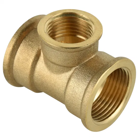 Brass Equal Tee - 1/2 Inch BSP - Image 1