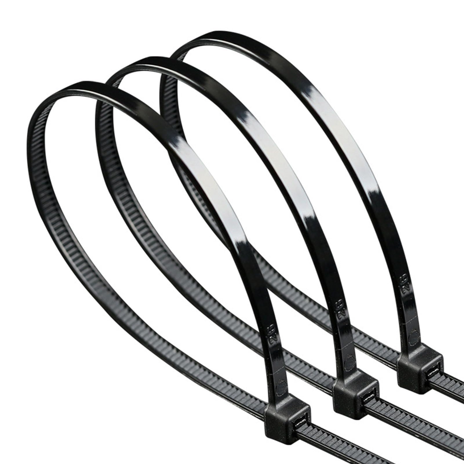 Nylon Cable Ties - 8x300mm (Pack of 100) - Image 1