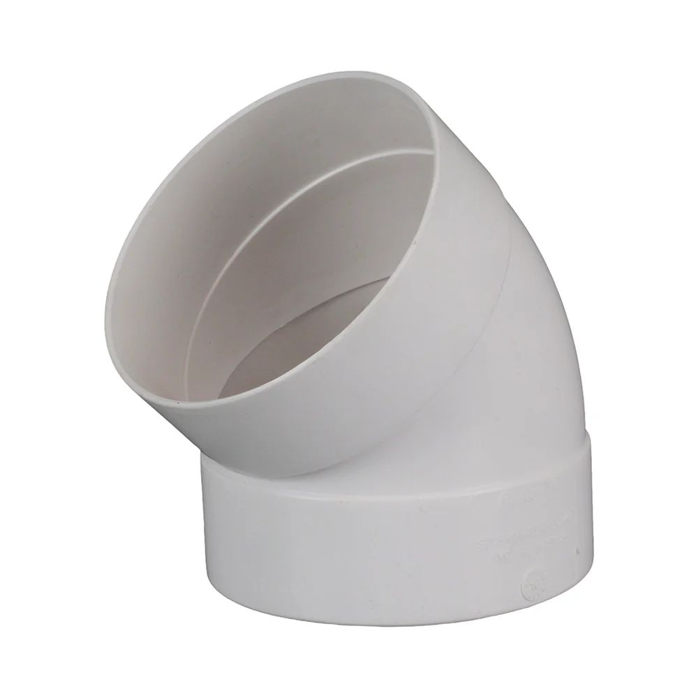 PVC 45-Degree Bend - 90mm - Image 1