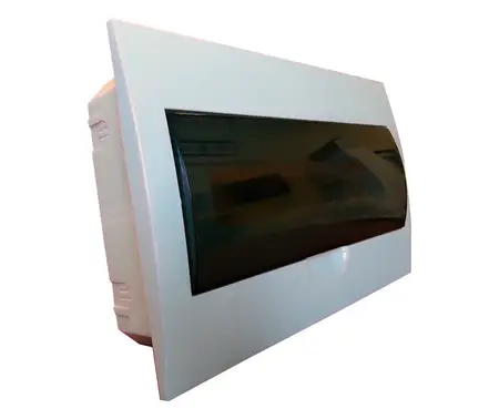 Plastic Flush Mount Distribution Box - 6 Way - Image 1